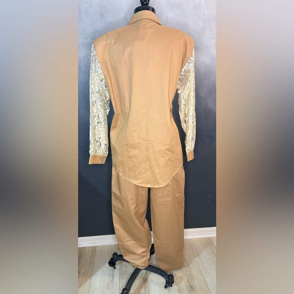 Vintage Lacy Afternoon Two-Piece Set – NWT – Embellished Shirt & Pants - Picture 7 of 15